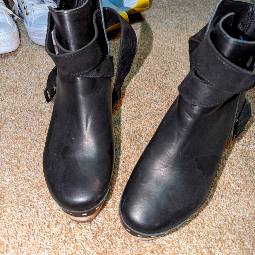Free People Clog Bootie